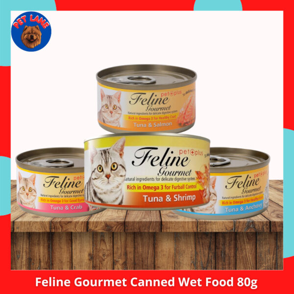 Feline Gourmet Canned Cat Wet Food 80g