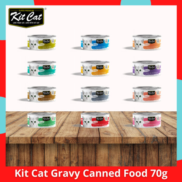 Kit Cat Canned Wet Food Gravy 70g
