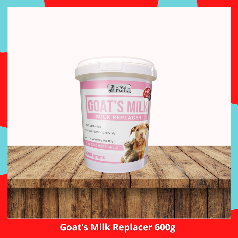 28209dc398b17fabe184169abf53d2ac042b_1749129392394.jpg Prolific Tails Goat's Milk Replacer Powder 600g - Image 1