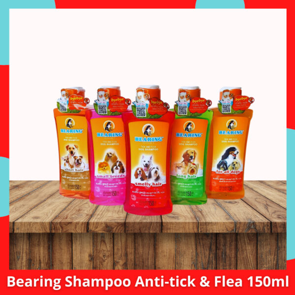 Bearing Anti-Tick & Flea Shampoo for Dogs 150ml