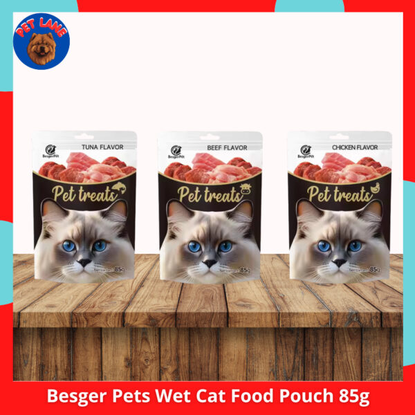 Besger Pet Wet Cat Food Pouch 85g Halal | No Preservatives | MOST AFFORDABLE