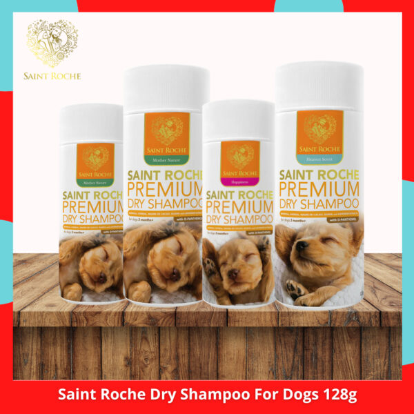 Saint Roche Premium Dry Shampoo For Dog & Cat 128g