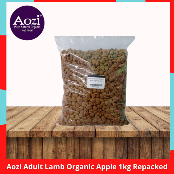 Aozi Adult 1kg Repacked Puppy Lamb Organic Apple l Adult Lamb Organic Apple