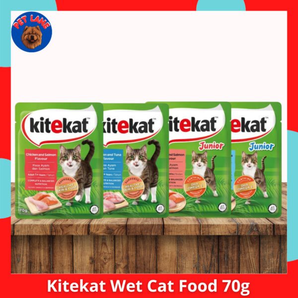 Kitekat Wet Cat Food Adult & Kitten 70g