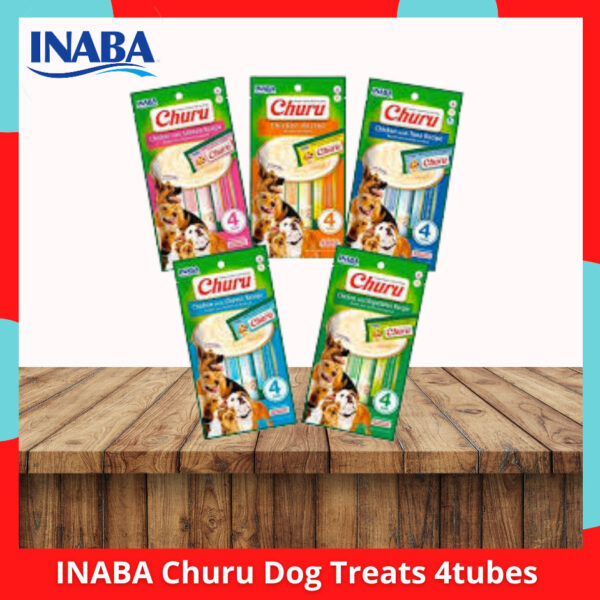Inaba Churu Dog Treats 4tubes 56g