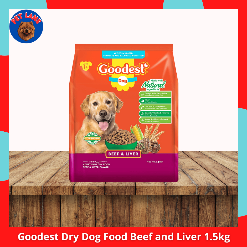 2068f20e25b6fe8916ff698319e06fbf6117_1751876481771.jpg Goodest Dry Dog Food Beef and Liver 1.5kg - Image 1