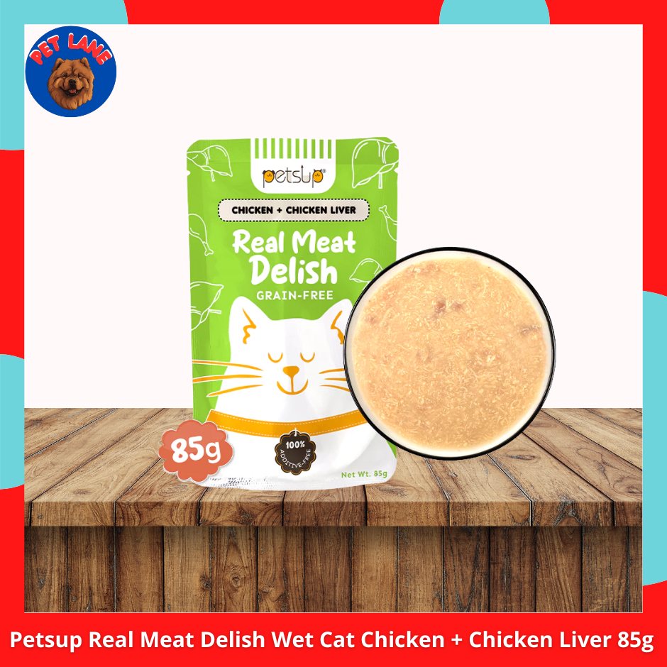 780372cac91cb998b6bf927117d1d834f7ff_1751621038640.jpg Petsup Real Meat Delish Wet Cat & Dog Food 85g - Image 1