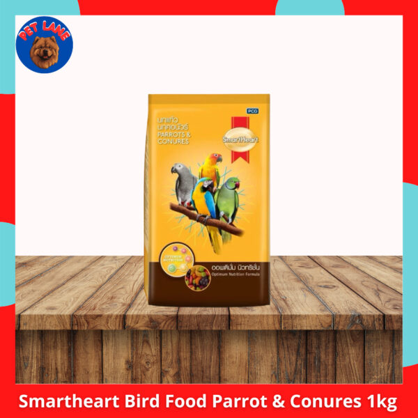 Smartheart Bird Food Parrot & Conures 1kg