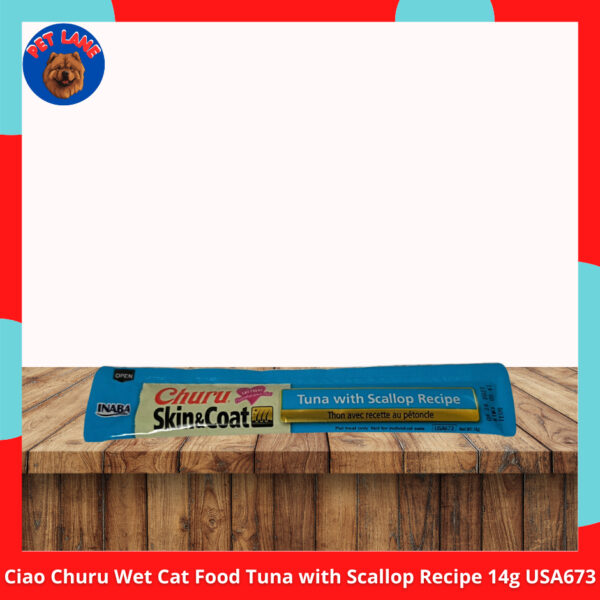 INABA/CIAO Churu Wet Cat Food 14g Tuna Maguro l Tuna Katsuo l Coat Variety