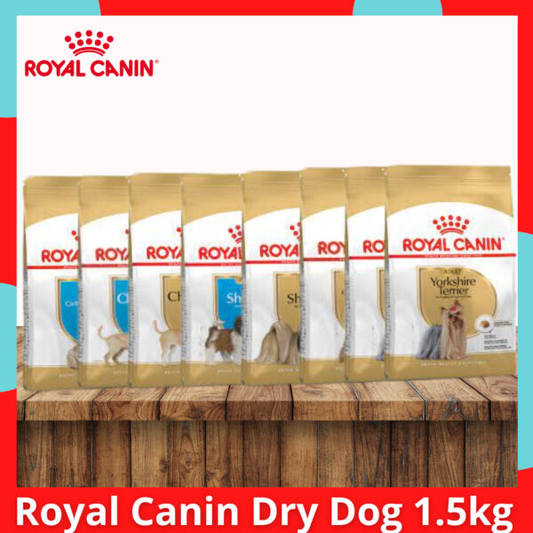Royal Canin Dry Dog Food 1.5kg Chihuahua l Pug Puppy l Shih Tzu l Poodle l Yorkshire l Pug