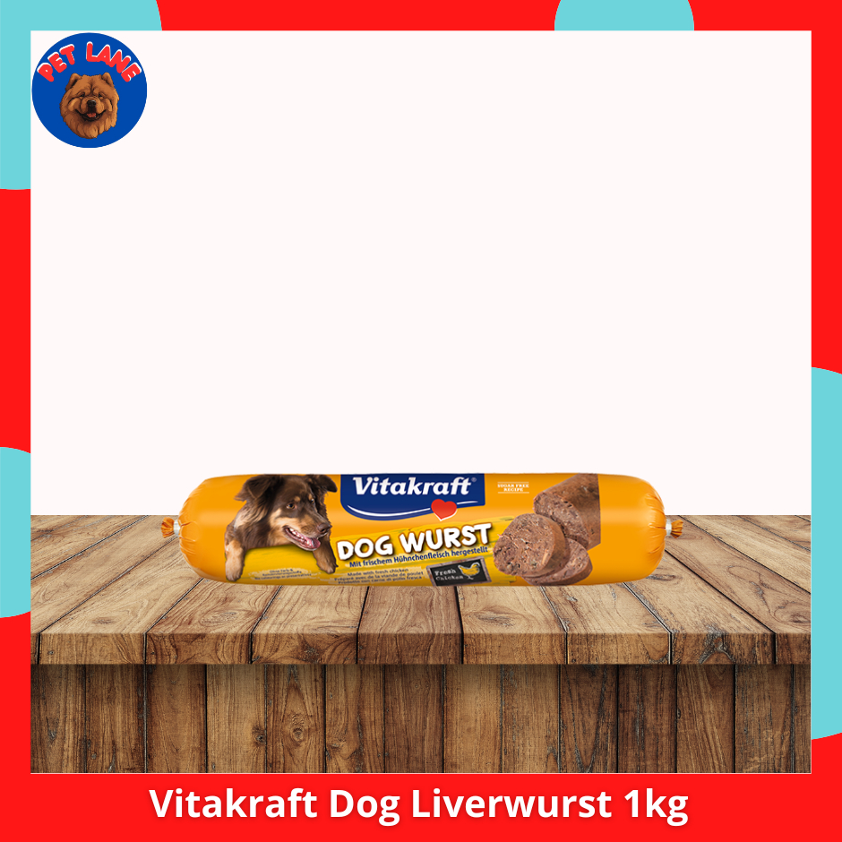 6038c915746e09c0581e8196dee458a05f27_1756809628893.jpg Vitakraft Dog Liverwurst Sausage 1kg - Image 1