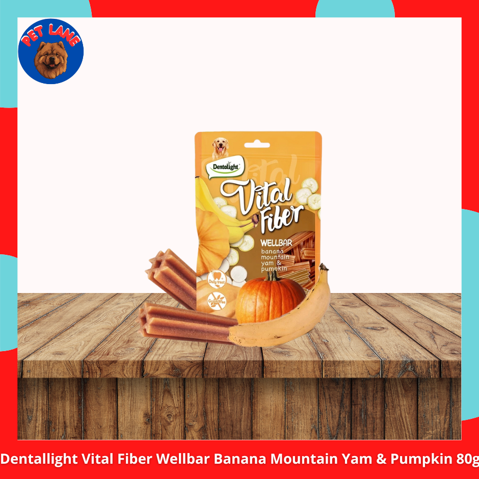 9965d09a69d4a1aa209f2152cbf914db6841_1758102691519.jpg Dentallight Vital Fiber Dog Treats Wellbaby-Shaped 80g - Image 1