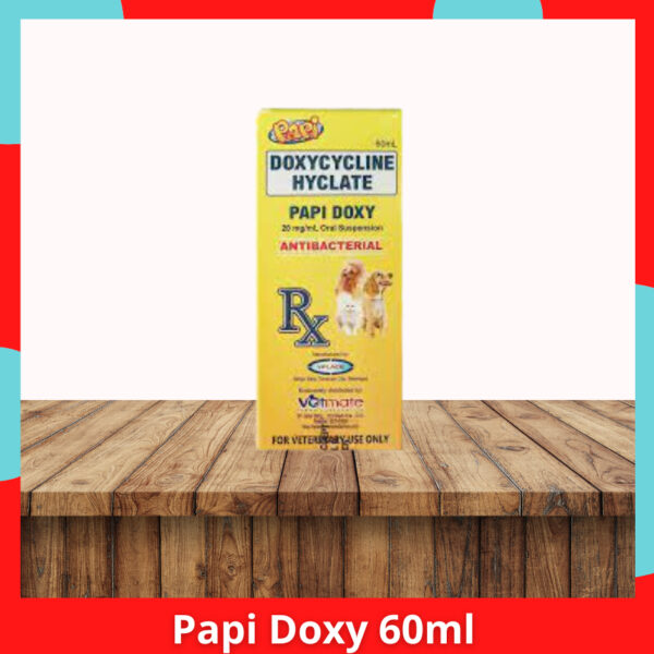 Papi Doxy Oral Suspension l Metro Care l Meloxicam Inflacam l Pulmo Care 10ml l 60ml