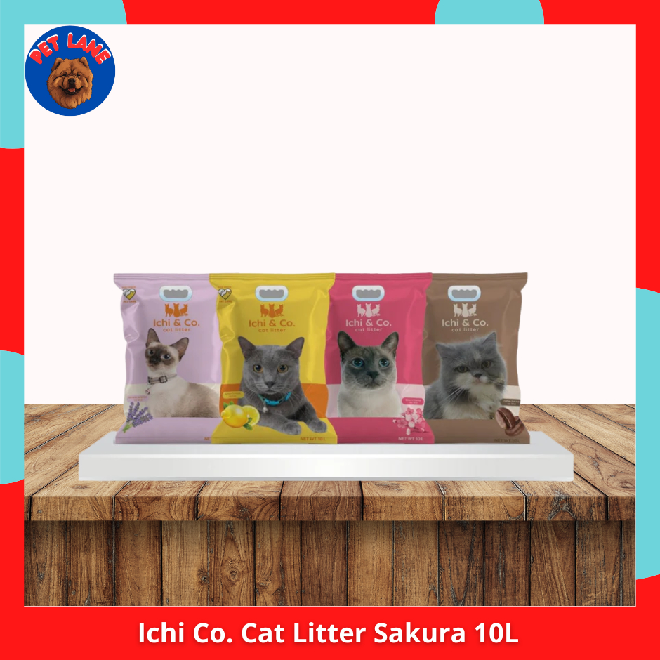 6185ea01f0615eb50f4f261abeaaaae92a05_1761214192342-1.jpg Ichi & Co Cat Litters 10L Lemon l Lavender l Sakura l Coffee - Image 1