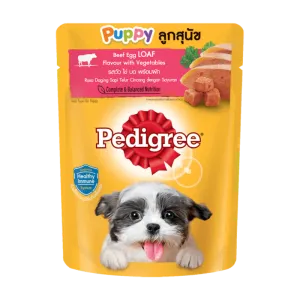 Pedigree Pouch Puppy Beef Egg LOAF 80g Pedigree Pouch Puppy Beef Egg LOAF 80g - Image 1