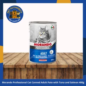 Morando Professional Cat Canned Pate with Tuna and Salmon 400g Morando Professional Cat Canned Pate with Tuna and Salmon 400g - Image 1