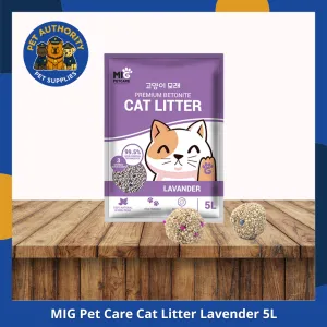 MIG PET CARE Cat Litter Lavender 5L MIG PET CARE Cat Litter Lavender 5L - Image 1