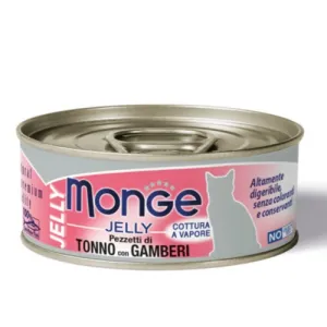 Monge Jelly 80g Tonno n Gamberi (Shrimp) Monge Jelly 80g Tonno n Gamberi (Shrimp) - Image 1